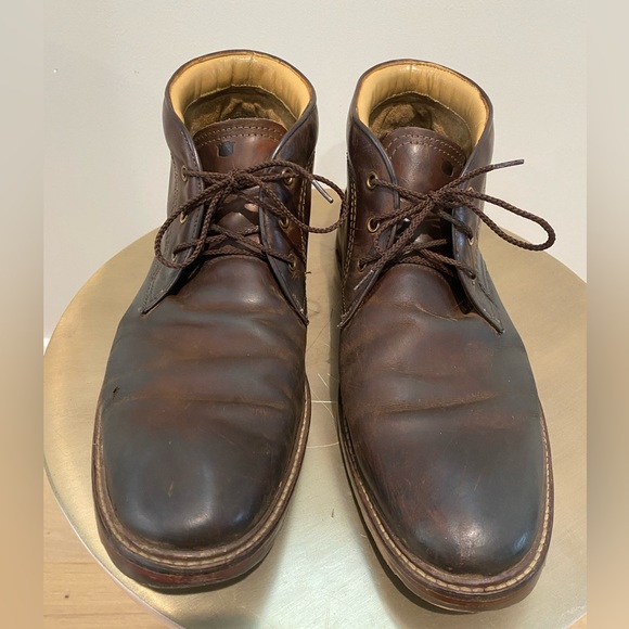 Florsheim FENWAY Plain Toe Chukka Boot Brown Mens Size 10.5 - Picture 7 of 15